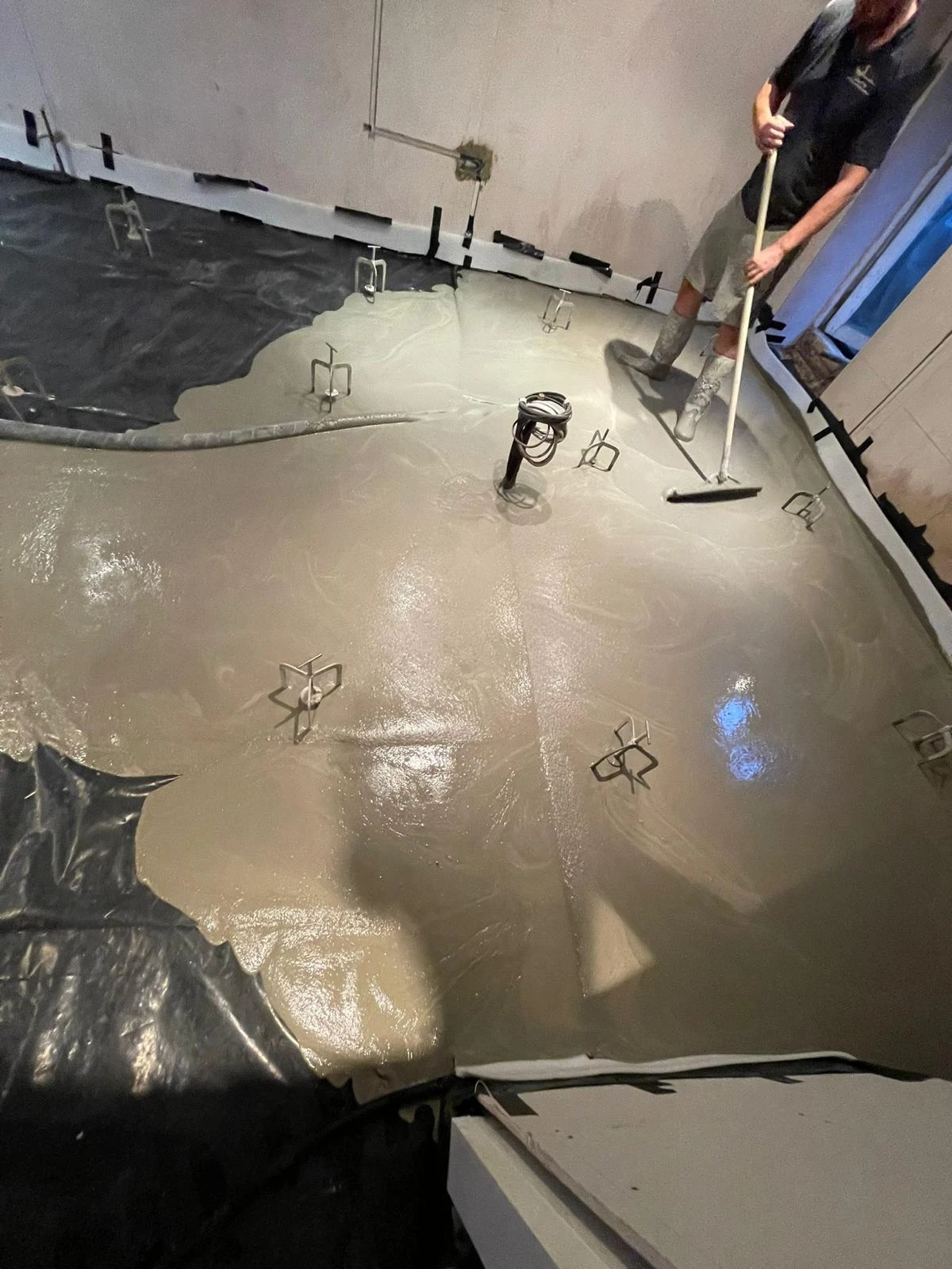 Fresh floor installation